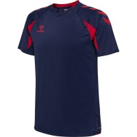 hummel Core 2.0 S/S Trikot Herren - marine/true red