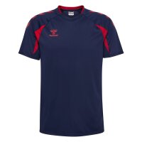 hummel Core 2.0 S/S Trikot Herren - marine/true red
