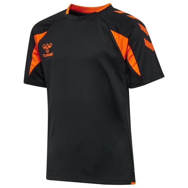 hummel Core 2.0 S/S Trikot Kinder - black/orange tiger