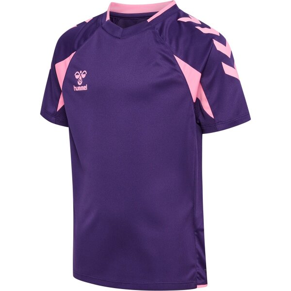 hummel Core 2.0 S/S Trikot Kinder - acai/cotton candy