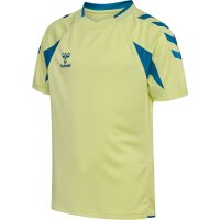 hummel Core 2.0 S/S Trikot Kinder - pale lime yellow/celestial
