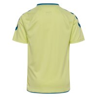 hummel Core 2.0 S/S Trikot Kinder - pale lime yellow/celestial