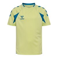 hummel Core 2.0 S/S Trikot Kinder - pale lime yellow/celestial