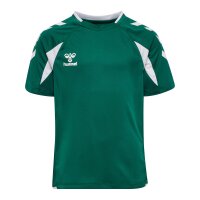 hummel Core 2.0 S/S Trikot Kinder - evergreen/white