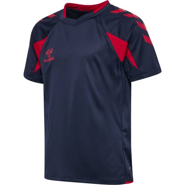 hummel Core 2.0 S/S Trikot Kinder - marine/true red