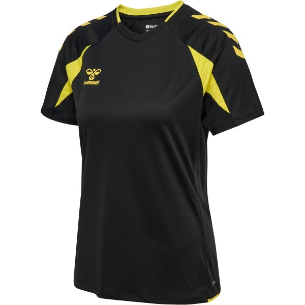 hummel Core 2.0 S/S Trikot Damen - black/blazing yellow