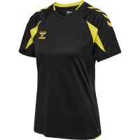 hummel Core 2.0 S/S Trikot Damen - black/blazing yellow