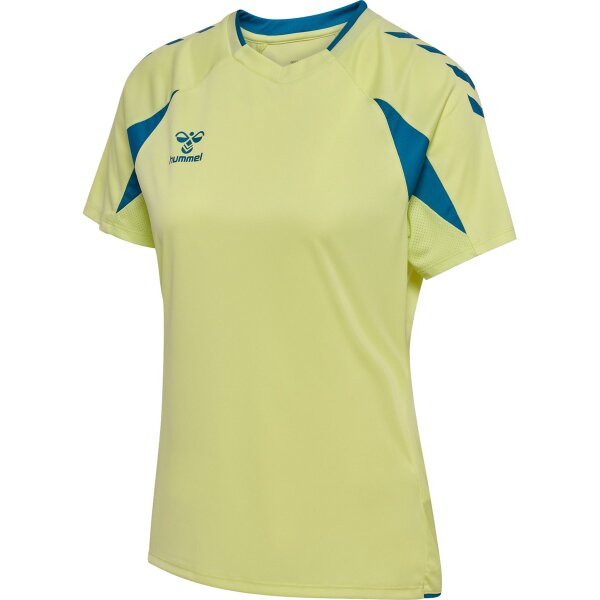 hummel Core 2.0 S/S Trikot Damen - pale lime yellow/celestial