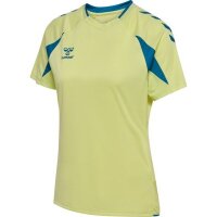 hummel Core 2.0 S/S Trikot Damen - pale lime yellow/celestial