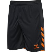 hummel Core 2.0 Shorts Herren - black/orange tiger