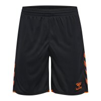 hummel Core 2.0 Shorts Herren - black/orange tiger