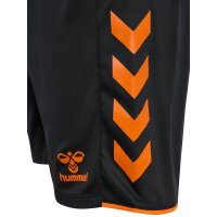 hummel Core 2.0 Shorts Herren - black/orange tiger