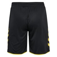 hummel Core 2.0 Shorts Herren - black/blazing yellow