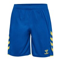 hummel Core 2.0 Shorts Herren - true blue/blazing yellow