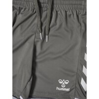 hummel Core 2.0 Shorts Kinder - steel gray/white