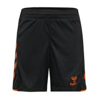 hummel Core 2.0 Shorts Kinder - black/orange tiger