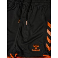 hummel Core 2.0 Shorts Kinder - black/orange tiger