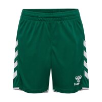 hummel Core 2.0 Shorts Kinder - evergreen/white