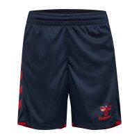 hummel Core 2.0 Shorts Kinder - marine/true red