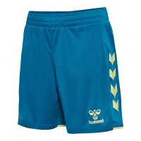 hummel Core 2.0 Shorts Kinder - celestial/pale lime yellow