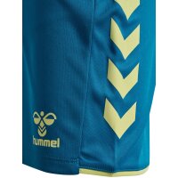 hummel Core 2.0 Shorts Kinder - celestial/pale lime yellow