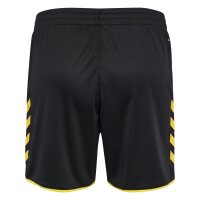 hummel Core 2.0 Shorts Damen - black/blazing yellow