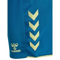 hummel Core 2.0 Shorts Damen - celestial/pale lime yellow