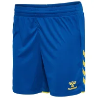 hummel Core 2.0 Shorts Damen - true blue/blazing yellow