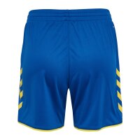 hummel Core 2.0 Shorts Damen - true blue/blazing yellow
