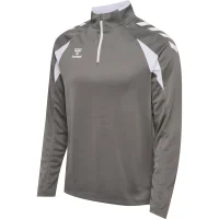 hummel Core 2.0 Half Zip Trainingsjacke - steel gray/white