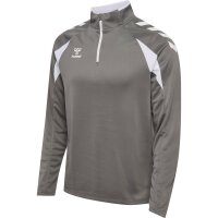 hummel Core 2.0 Half Zip Trainingsjacke - steel gray/white
