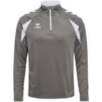 hummel Core 2.0 Half Zip Trainingsjacke - steel gray/white