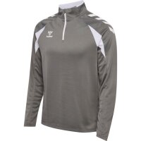hummel Core 2.0 Half Zip Trainingsjacke - steel gray/white