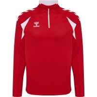 hummel Core 2.0 Half Zip Trainingsjacke - true red/white