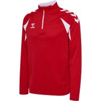 hummel Core 2.0 Half Zip Trainingsjacke - true red/white