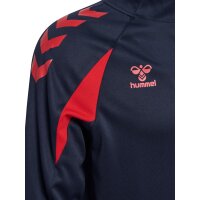 hummel Core 2.0 Half Zip Trainingsjacke - marine/true red
