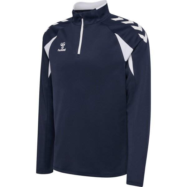hummel Core 2.0 Half Zip Trainingsjacke - marine/white