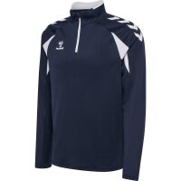 hummel Core 2.0 Half Zip Trainingsjacke - marine/white