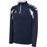 hummel Core 2.0 Half Zip Trainingsjacke - marine/white