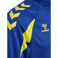 hummel Core 2.0 Half Zip Trainingsjacke - true blue/blazing yellow
