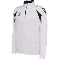 hummel Core 2.0 Half Zip Trainingsjacke - white/black