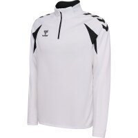 hummel Core 2.0 Half Zip Trainingsjacke - white/black