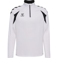 hummel Core 2.0 Half Zip Trainingsjacke - white/black