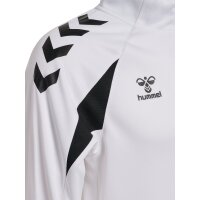 hummel Core 2.0 Half Zip Trainingsjacke - white/black