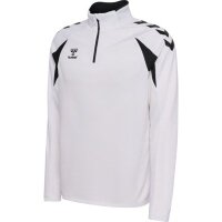hummel Core 2.0 Half Zip Trainingsjacke - white/black