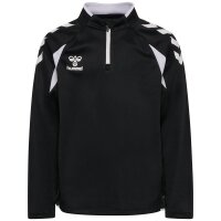hummel Core 2.0 Half Zip Trainingsjacke Kinder - black/white