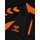 hummel Core 2.0 Half Zip Trainingsjacke Kinder - black/orange tiger