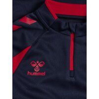 hummel Core 2.0 Half Zip Trainingsjacke Kinder - marine/true red