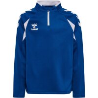 hummel Core 2.0 Half Zip Trainingsjacke Kinder - true blue/white