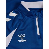 hummel Core 2.0 Half Zip Trainingsjacke Kinder - true blue/white